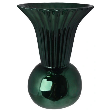 Vase, 18×18×25 cm, green