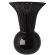 Vase, 18×18×25 cm, black