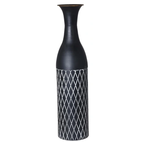 Metal vase, 14.5×12×61 cm