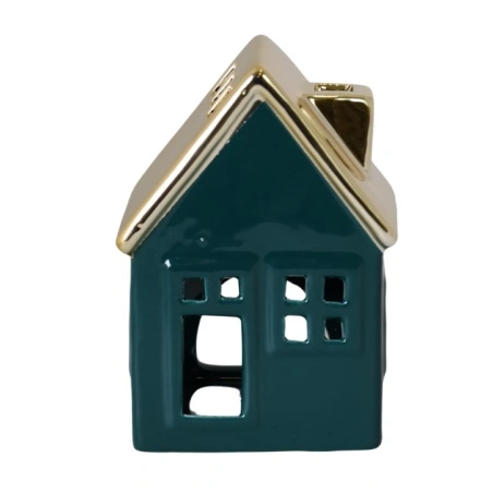 Ceramic house - candle holder, 10×8×14 cm