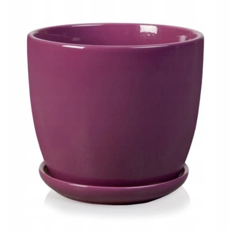 Flowerpot, 16×17 cm, purple