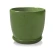 Flowerpot, 12×13 cm, green