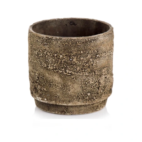 Flowerpot "RUSTIC", 14×13 cm, brown