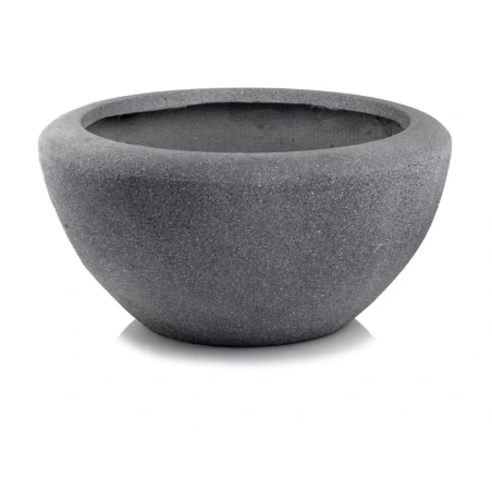 Flowerpot, 37×18 cm, graphite color