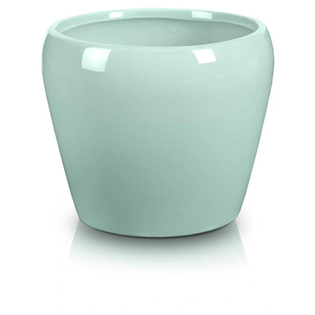 Flowerpot "BARCELONA", 14×13 cm, light blue