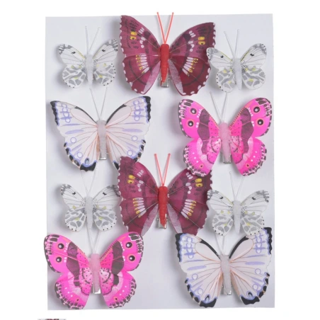 Butterflies, 4.5-7.5 cm, 1 pack - 10 pcs.