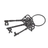 Decorative keys, 13×16 cm, dark brown, 1 set - 3 pcs.