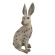 Decoration "Hare", 15.5×54.5×27 cm