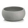 Flowerpot, ceramic, gray, Ø 23 cm