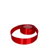 Single-sided satin ribbon, red color