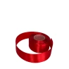Single-sided satin ribbon, red color