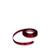 Single-sided satin ribbon, dark red