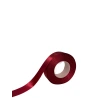 Single-sided satin ribbon, dark red