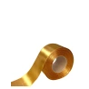 Single-sided satin ribbon, gold color