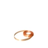 Single-sided satin ribbon, peach color