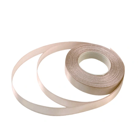 Single-sided satin ribbon, antique mauve