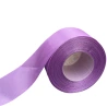 Single-sided satin ribbon, purple lavender color
