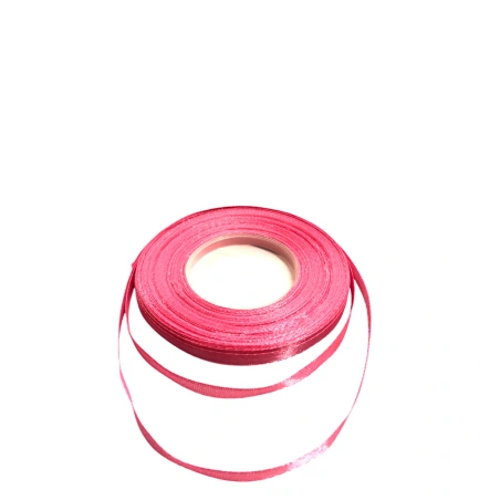 Single-sided satin ribbon, soft pink color