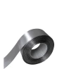 Single-sided satin ribbon, dark gray