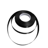Single-sided satin ribbon, black