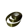 Single-sided satin ribbon, dark moss green