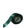 Single-sided satin ribbon, dark green