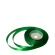 Single-sided satin ribbon, green