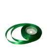 Single-sided satin ribbon, green