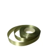 Single-sided satin ribbon, olive green