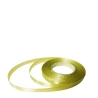 Single-sided satin ribbon, lime color
