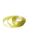 Single-sided satin ribbon, lime color