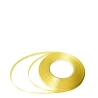 Single-sided satin ribbon, bright yellow