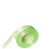 Single-sided satin ribbon, green pastel colors