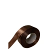 Single-sided satin ribbon, brown