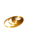 Single-sided satin ribbon, golden yellow