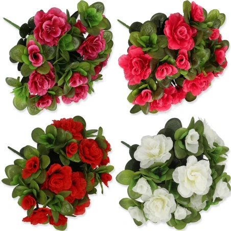 Artificial azalea bouquet, 25 cm