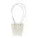 Gift bag with long plastic handles, 15.5×13×9.5 cm