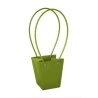 Gift bag with long plastic handles, 15.5×13×9.5 cm