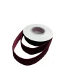 Single-sided velvet ribbon, dark cherry color