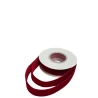 Single-sided velvet ribbon, red color