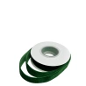 Single-sided velvet ribbon, dark green