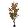 Artificial rose in a pot, 174 cm