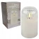 Glass LED candle, 12.5×7.5 cm