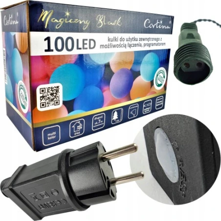 LED 100 lemputės + programuojamas laikmatis