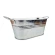 Metal flowerpot, 21.5×10.5×9 cm