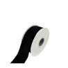 Single-sided velvet ribbon, black