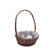 Wicker basket, 52×35×35 cm