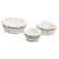 Tree bark pots, 1 set - 3 pcs - 10×25, 9×21, 8.5×18 cm