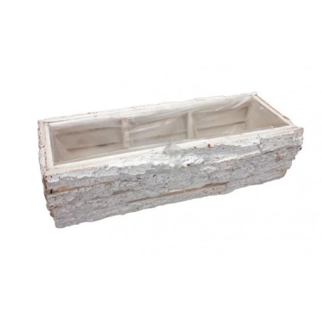 Tree bark pot, 12×14×39 cm