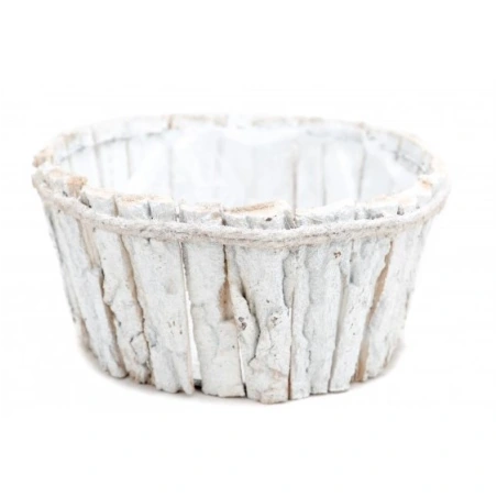 Tree bark pot, 15×30 cm
